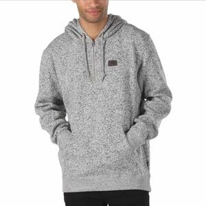 Vans Jacket Men’s Large Grey 1/4 Zipper Hoodie